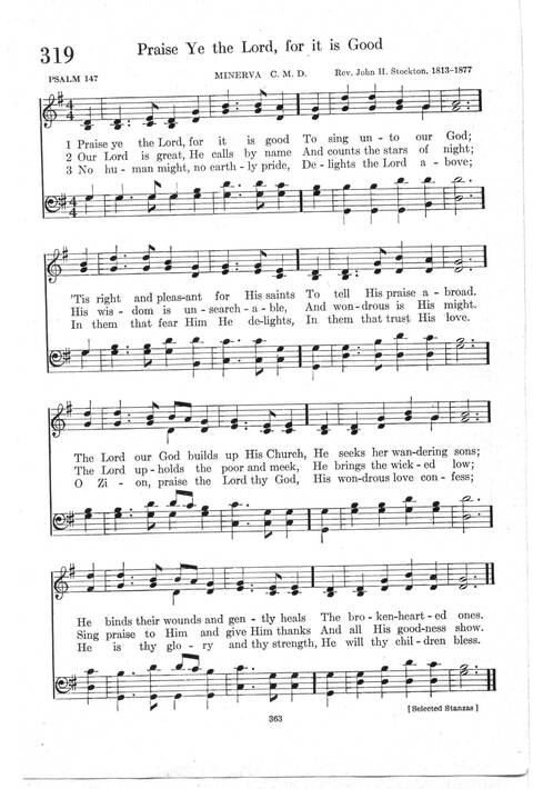 Psalter Hymnal (Red): doctrinal standards and liturgy of the Christian Reformed Church page 363