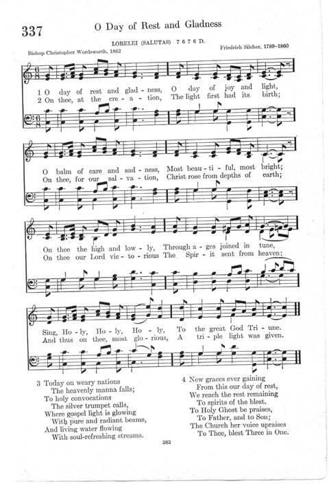 Psalter Hymnal (Red): doctrinal standards and liturgy of the Christian Reformed Church page 383