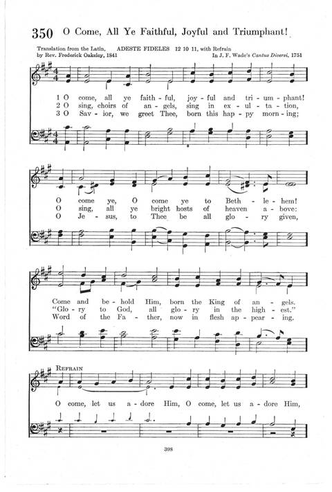 Psalter Hymnal (Red): doctrinal standards and liturgy of the Christian Reformed Church page 398