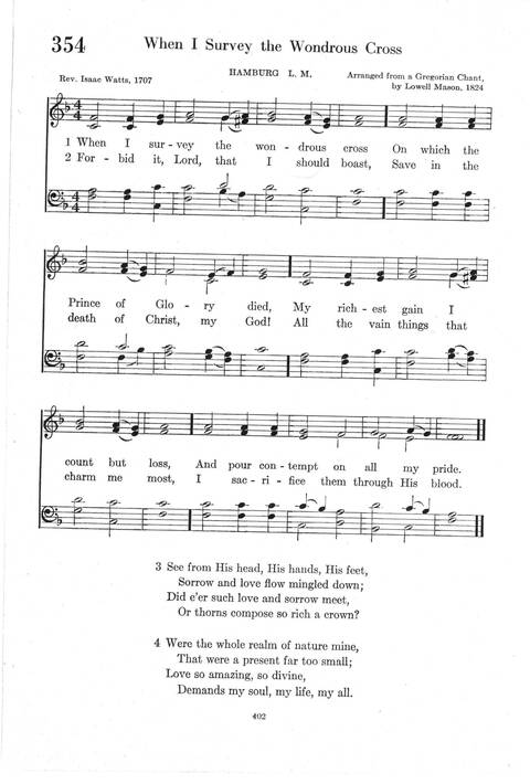 Psalter Hymnal (Red): doctrinal standards and liturgy of the Christian Reformed Church page 402