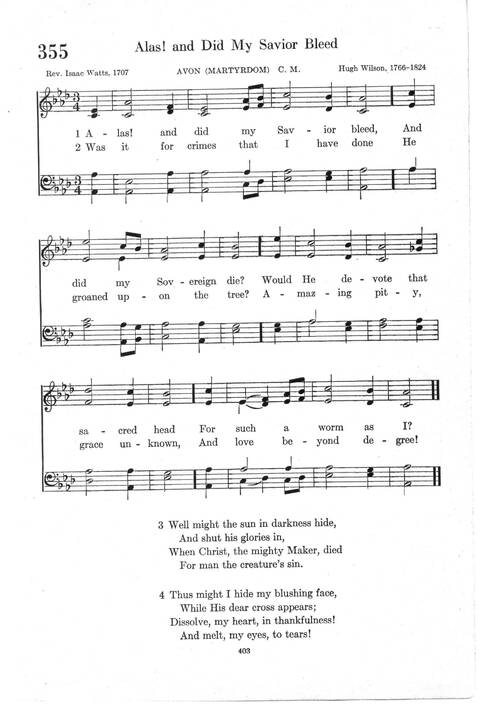 Psalter Hymnal (Red): doctrinal standards and liturgy of the Christian Reformed Church page 403