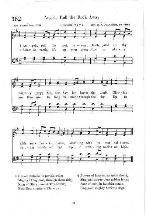 Psalter Hymnal (Red): doctrinal standards and liturgy of the Christian Reformed Church page 411