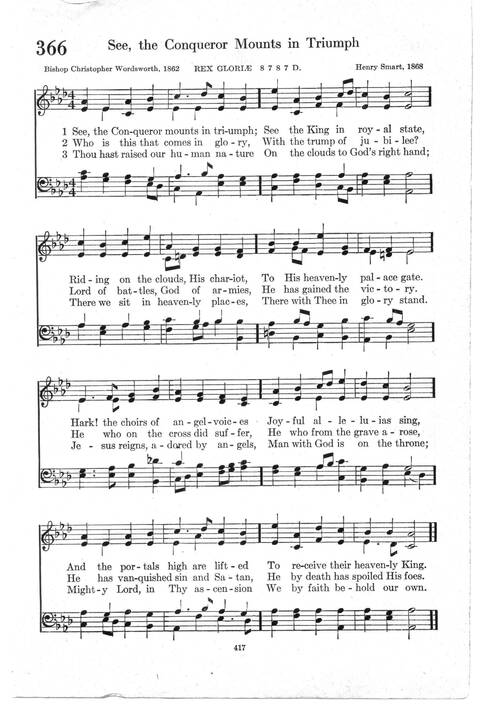 Psalter Hymnal (Red): doctrinal standards and liturgy of the Christian Reformed Church page 417