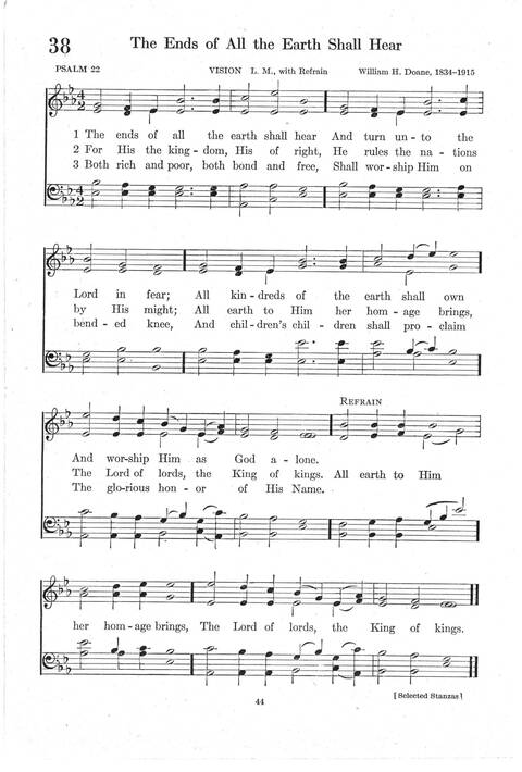 Psalter Hymnal (Red): doctrinal standards and liturgy of the Christian Reformed Church page 44