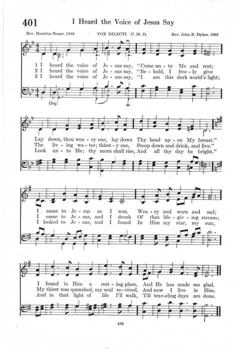 Psalter Hymnal (Red): doctrinal standards and liturgy of the Christian Reformed Church page 456