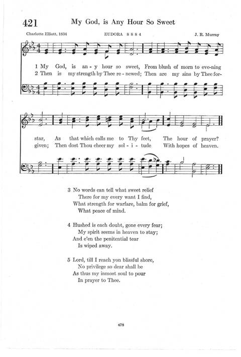 Psalter Hymnal (Red): doctrinal standards and liturgy of the Christian Reformed Church page 478