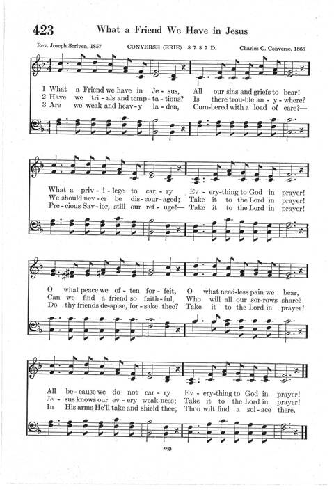 Psalter Hymnal (Red): doctrinal standards and liturgy of the Christian Reformed Church page 480