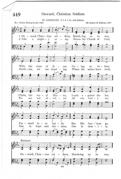 Psalter Hymnal (Red): doctrinal standards and liturgy of the Christian Reformed Church page 510