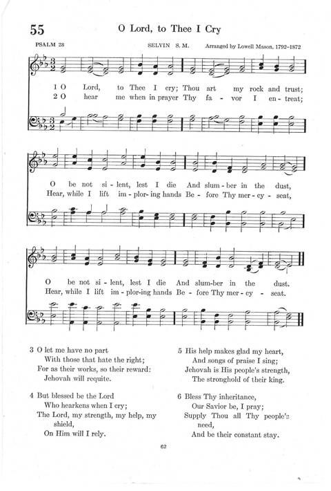 Psalter Hymnal (Red): doctrinal standards and liturgy of the Christian Reformed Church page 62