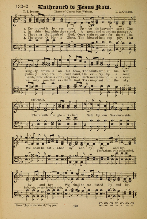 The Quartet: Four Complete Works in One Volume (Songs of Redeeming Love, The Ark of Praise, the Quiver of Sacred Song, and the Hymns of the Heart with Solos) page 128