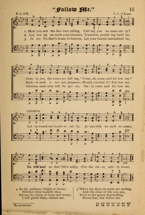 The Quartet: Four Complete Works in One Volume (Songs of Redeeming Love, The Ark of Praise, the Quiver of Sacred Song, and the Hymns of the Heart with Solos) page 15