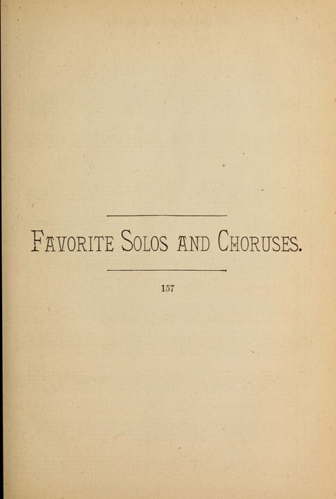 The Quartet: Four Complete Works in One Volume (Songs of Redeeming Love, The Ark of Praise, the Quiver of Sacred Song, and the Hymns of the Heart with Solos) page 157