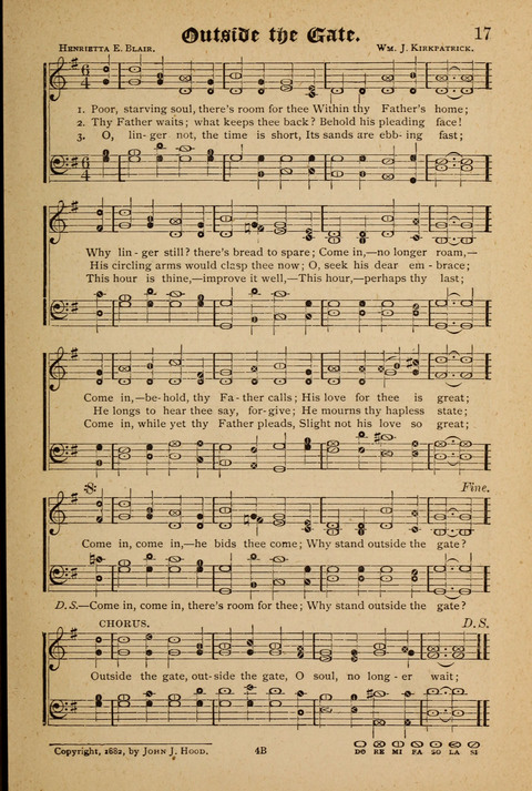 The Quartet: Four Complete Works in One Volume (Songs of Redeeming Love, The Ark of Praise, the Quiver of Sacred Song, and the Hymns of the Heart with Solos) page 17