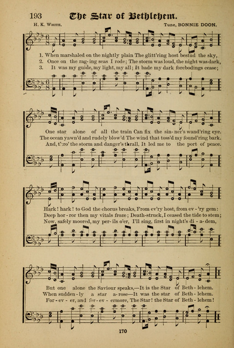 The Quartet: Four Complete Works in One Volume (Songs of Redeeming Love, The Ark of Praise, the Quiver of Sacred Song, and the Hymns of the Heart with Solos) page 170