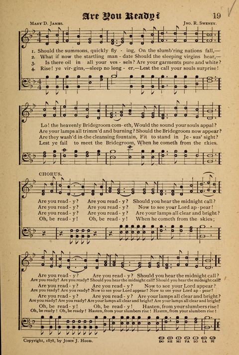 The Quartet: Four Complete Works in One Volume (Songs of Redeeming Love, The Ark of Praise, the Quiver of Sacred Song, and the Hymns of the Heart with Solos) page 19