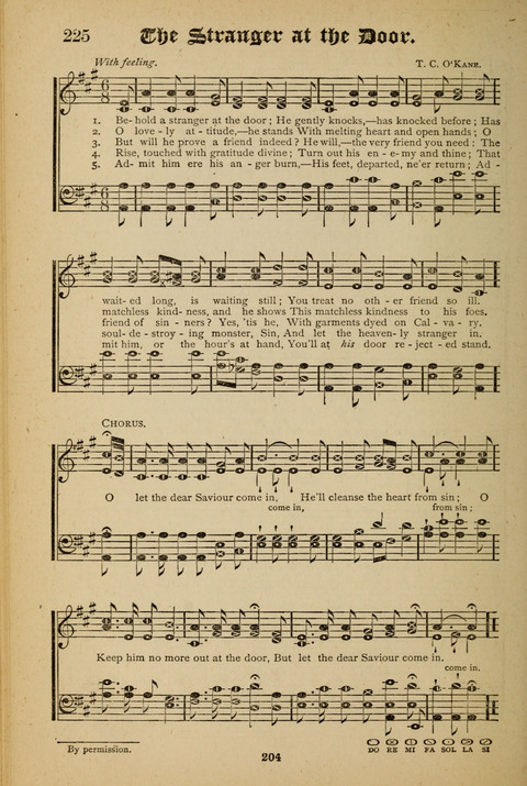 The Quartet: Four Complete Works in One Volume (Songs of Redeeming Love, The Ark of Praise, the Quiver of Sacred Song, and the Hymns of the Heart with Solos) page 202