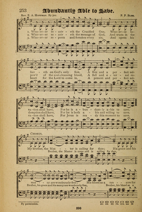 The Quartet: Four Complete Works in One Volume (Songs of Redeeming Love, The Ark of Praise, the Quiver of Sacred Song, and the Hymns of the Heart with Solos) page 228