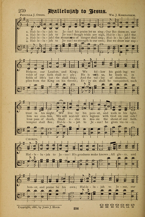 The Quartet: Four Complete Works in One Volume (Songs of Redeeming Love, The Ark of Praise, the Quiver of Sacred Song, and the Hymns of the Heart with Solos) page 234