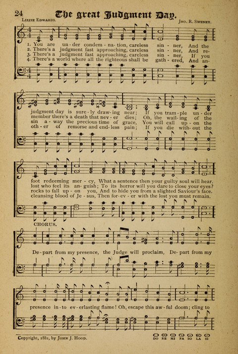 The Quartet: Four Complete Works in One Volume (Songs of Redeeming Love, The Ark of Praise, the Quiver of Sacred Song, and the Hymns of the Heart with Solos) page 24