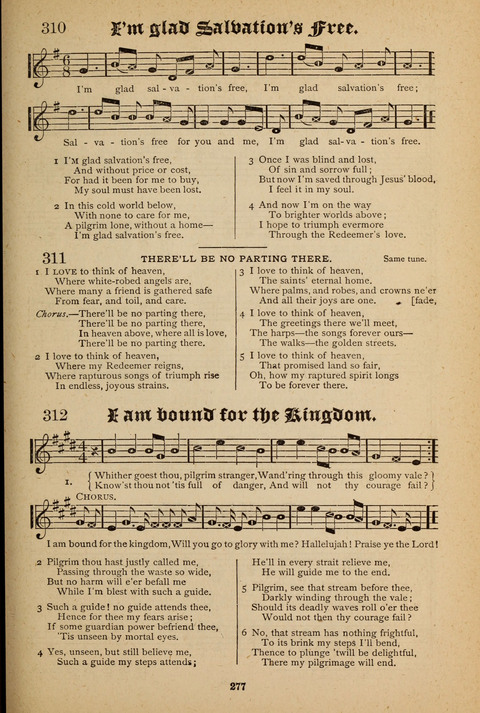 The Quartet: Four Complete Works in One Volume (Songs of Redeeming Love, The Ark of Praise, the Quiver of Sacred Song, and the Hymns of the Heart with Solos) page 275