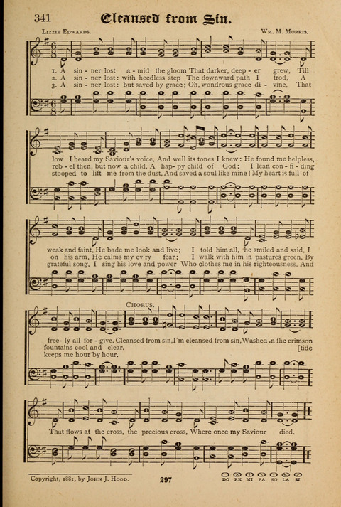 The Quartet: Four Complete Works in One Volume (Songs of Redeeming Love, The Ark of Praise, the Quiver of Sacred Song, and the Hymns of the Heart with Solos) page 295