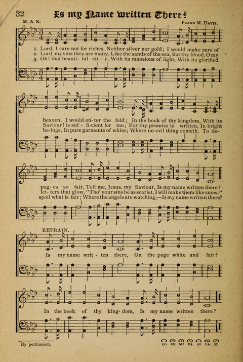 The Quartet: Four Complete Works in One Volume (Songs of Redeeming Love, The Ark of Praise, the Quiver of Sacred Song, and the Hymns of the Heart with Solos) page 32