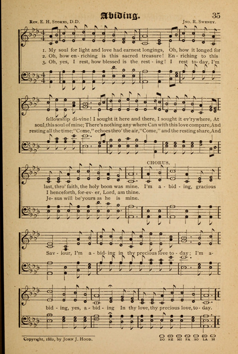 The Quartet: Four Complete Works in One Volume (Songs of Redeeming Love, The Ark of Praise, the Quiver of Sacred Song, and the Hymns of the Heart with Solos) page 35