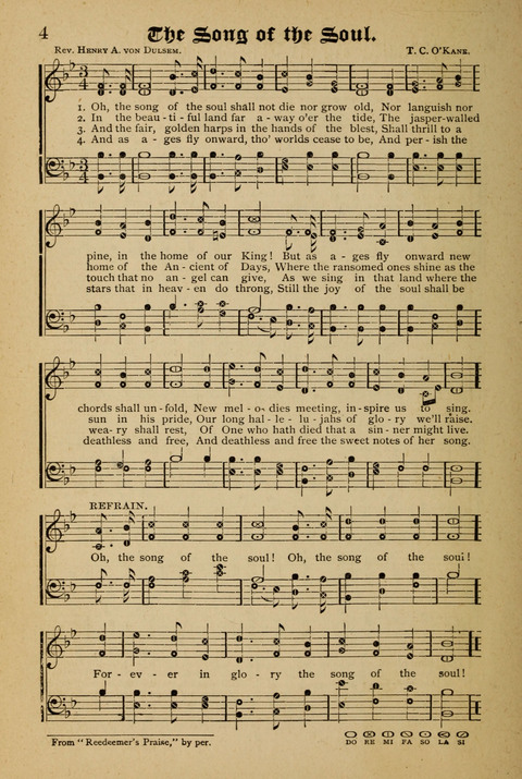 The Quartet: Four Complete Works in One Volume (Songs of Redeeming Love, The Ark of Praise, the Quiver of Sacred Song, and the Hymns of the Heart with Solos) page 4