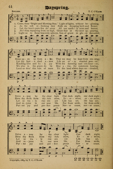 The Quartet: Four Complete Works in One Volume (Songs of Redeeming Love, The Ark of Praise, the Quiver of Sacred Song, and the Hymns of the Heart with Solos) page 44