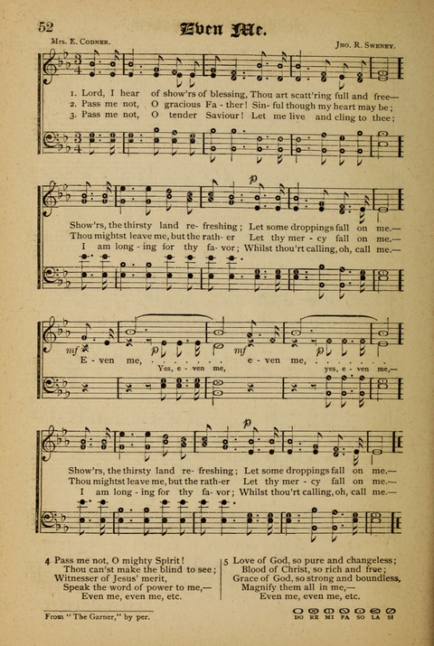 The Quartet: Four Complete Works in One Volume (Songs of Redeeming Love, The Ark of Praise, the Quiver of Sacred Song, and the Hymns of the Heart with Solos) page 52