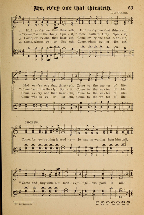 The Quartet: Four Complete Works in One Volume (Songs of Redeeming Love, The Ark of Praise, the Quiver of Sacred Song, and the Hymns of the Heart with Solos) page 63