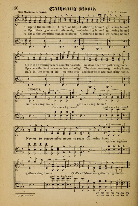 The Quartet: Four Complete Works in One Volume (Songs of Redeeming Love, The Ark of Praise, the Quiver of Sacred Song, and the Hymns of the Heart with Solos) page 66