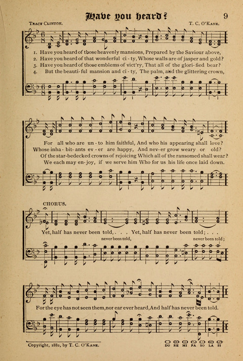 The Quartet: Four Complete Works in One Volume (Songs of Redeeming Love, The Ark of Praise, the Quiver of Sacred Song, and the Hymns of the Heart with Solos) page 9