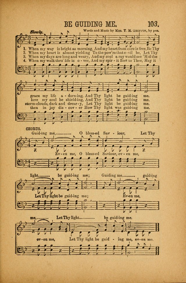 Quartette: containing Songs for the Ransomed, Songs of Love Peace and Joy, Gems of Gospel Song, Salvation Echoes, with one hundred choice selections added page 103