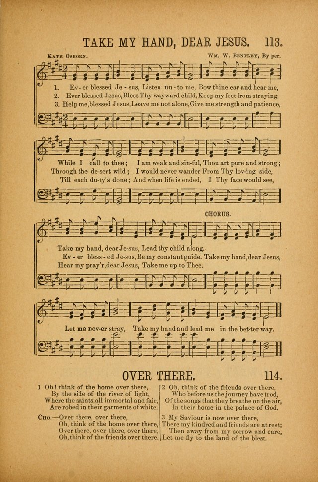 Quartette: containing Songs for the Ransomed, Songs of Love Peace and Joy, Gems of Gospel Song, Salvation Echoes, with one hundred choice selections added page 111