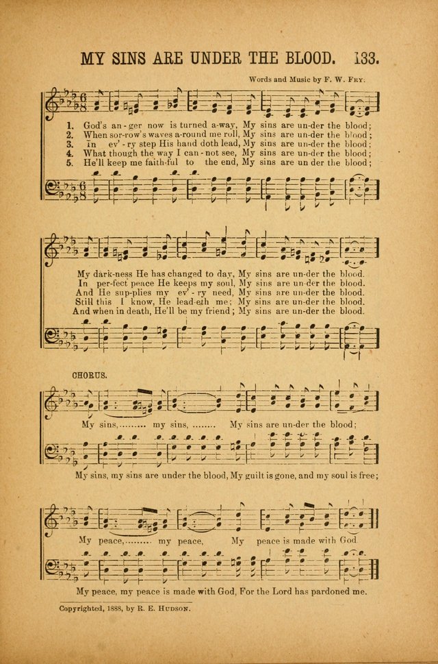 Quartette: containing Songs for the Ransomed, Songs of Love Peace and Joy, Gems of Gospel Song, Salvation Echoes, with one hundred choice selections added page 121