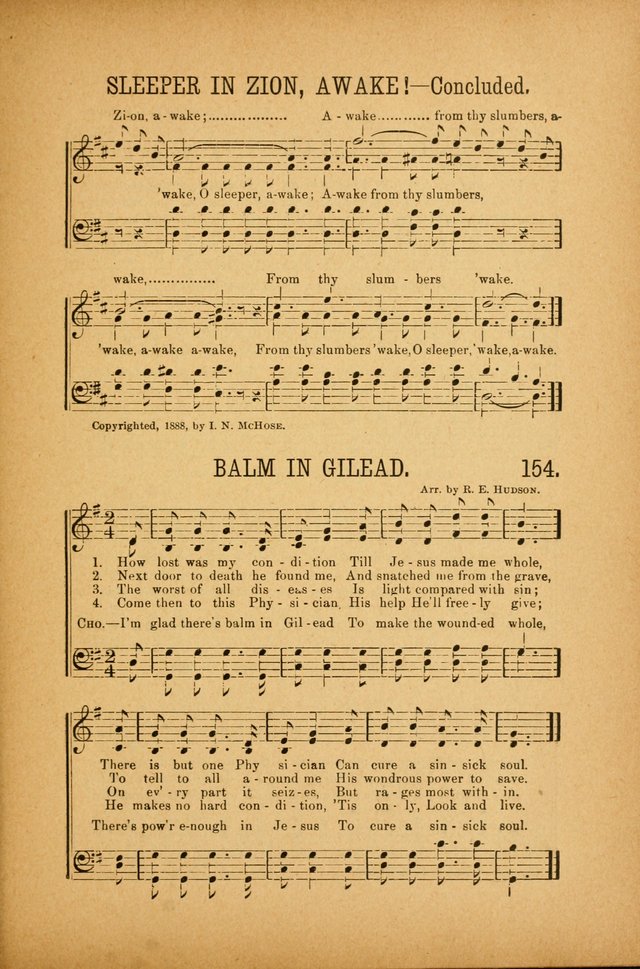 Quartette: containing Songs for the Ransomed, Songs of Love Peace and Joy, Gems of Gospel Song, Salvation Echoes, with one hundred choice selections added page 135