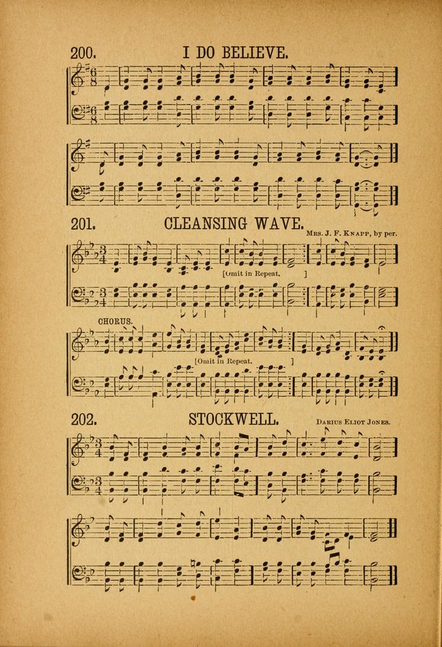 Quartette: containing Songs for the Ransomed, Songs of Love Peace and Joy, Gems of Gospel Song, Salvation Echoes, with one hundred choice selections added page 148