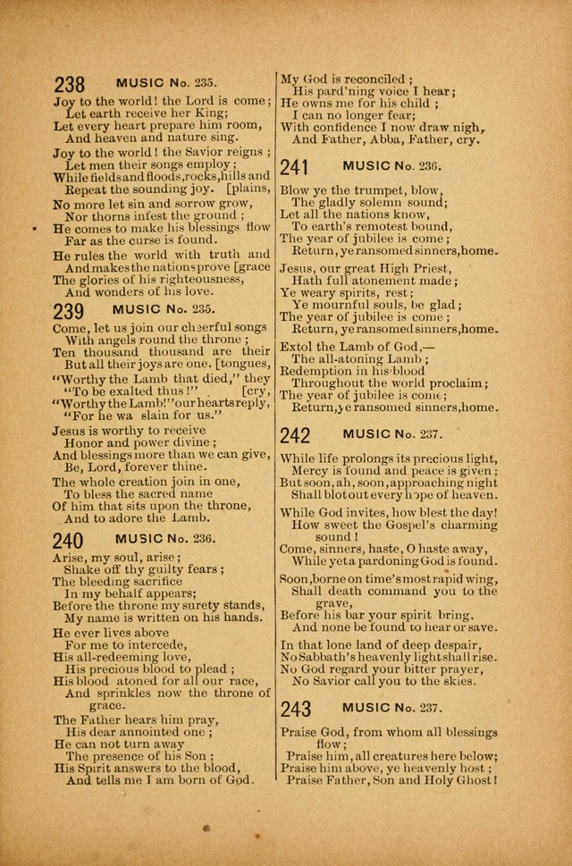 Quartette: containing Songs for the Ransomed, Songs of Love Peace and Joy, Gems of Gospel Song, Salvation Echoes, with one hundred choice selections added page 157