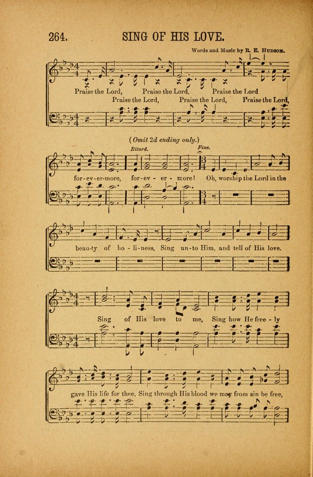 Quartette: containing Songs for the Ransomed, Songs of Love Peace and Joy, Gems of Gospel Song, Salvation Echoes, with one hundred choice selections added page 172