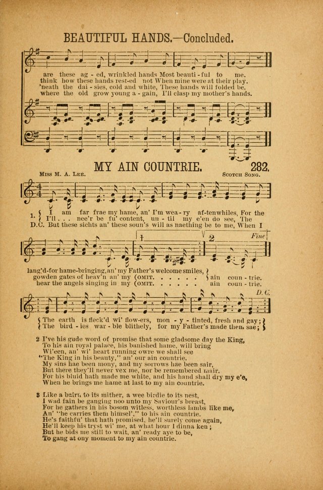 Quartette: containing Songs for the Ransomed, Songs of Love Peace and Joy, Gems of Gospel Song, Salvation Echoes, with one hundred choice selections added page 191