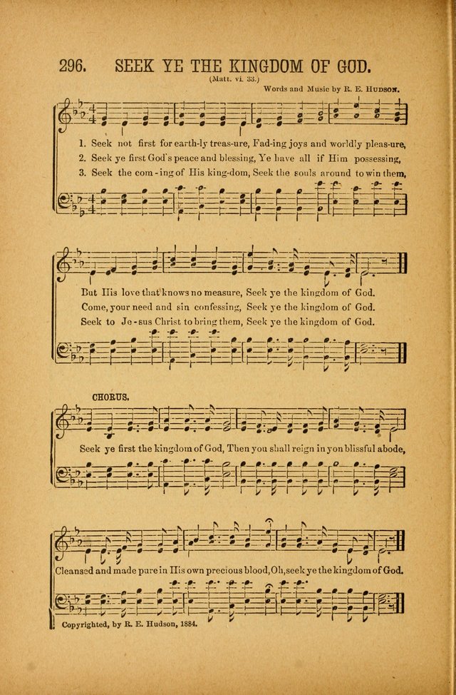 Quartette: containing Songs for the Ransomed, Songs of Love Peace and Joy, Gems of Gospel Song, Salvation Echoes, with one hundred choice selections added page 206