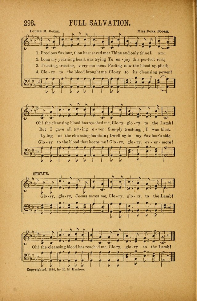 Quartette: containing Songs for the Ransomed, Songs of Love Peace and Joy, Gems of Gospel Song, Salvation Echoes, with one hundred choice selections added page 208