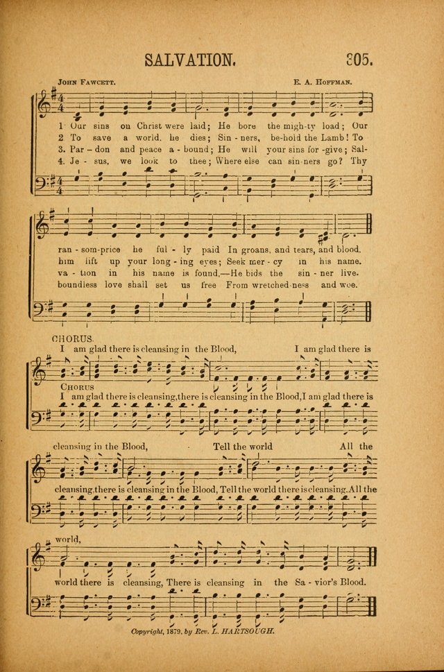 Quartette: containing Songs for the Ransomed, Songs of Love Peace and Joy, Gems of Gospel Song, Salvation Echoes, with one hundred choice selections added page 215