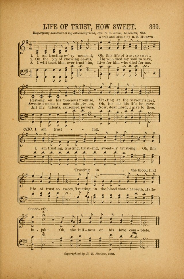 Quartette: containing Songs for the Ransomed, Songs of Love Peace and Joy, Gems of Gospel Song, Salvation Echoes, with one hundred choice selections added page 249