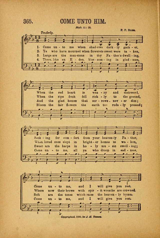 Quartette: containing Songs for the Ransomed, Songs of Love Peace and Joy, Gems of Gospel Song, Salvation Echoes, with one hundred choice selections added page 266