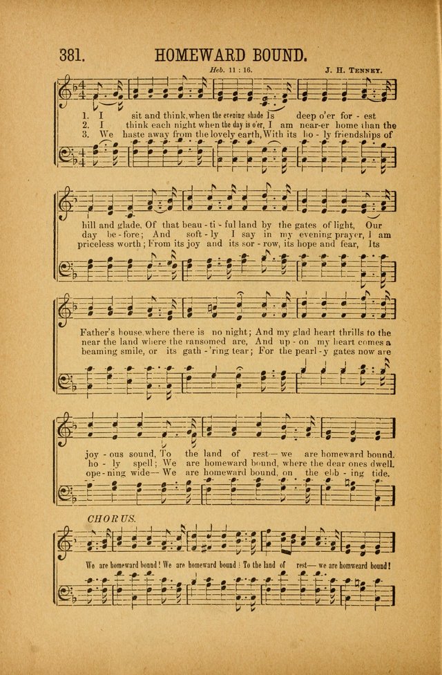 Quartette: containing Songs for the Ransomed, Songs of Love Peace and Joy, Gems of Gospel Song, Salvation Echoes, with one hundred choice selections added page 282