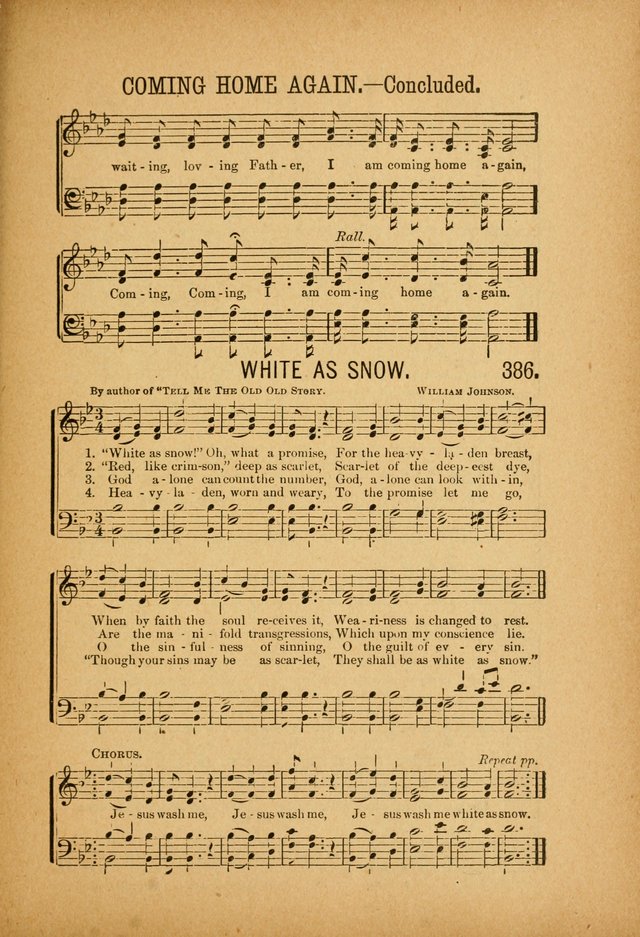 Quartette: containing Songs for the Ransomed, Songs of Love Peace and Joy, Gems of Gospel Song, Salvation Echoes, with one hundred choice selections added page 287