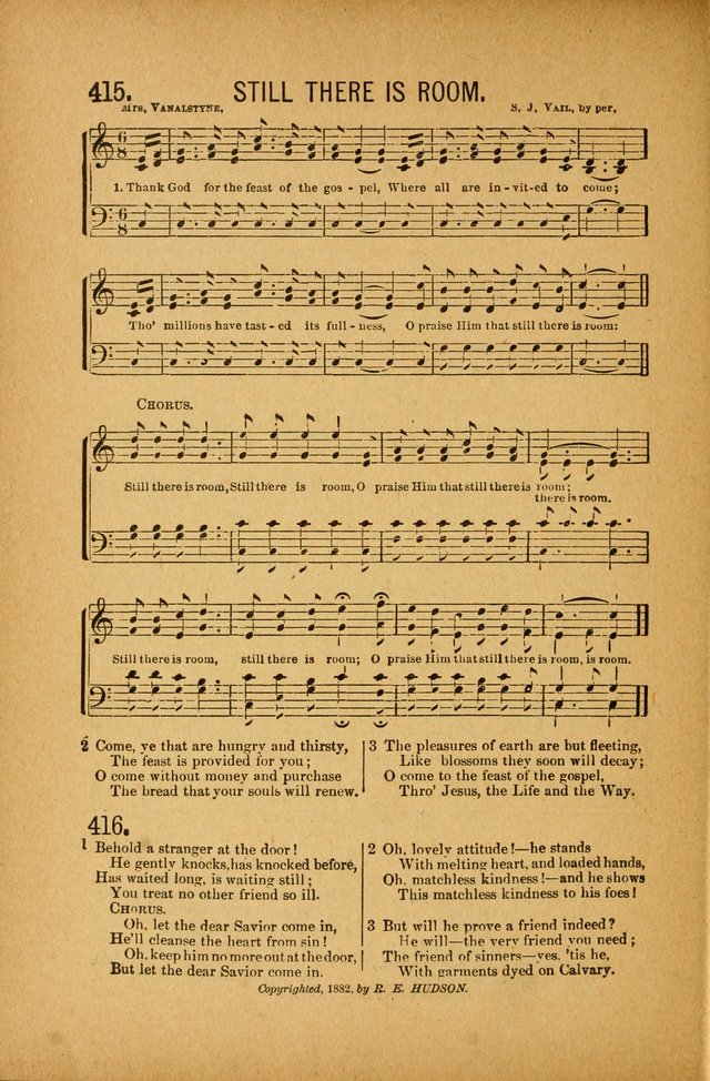 Quartette: containing Songs for the Ransomed, Songs of Love Peace and Joy, Gems of Gospel Song, Salvation Echoes, with one hundred choice selections added page 310