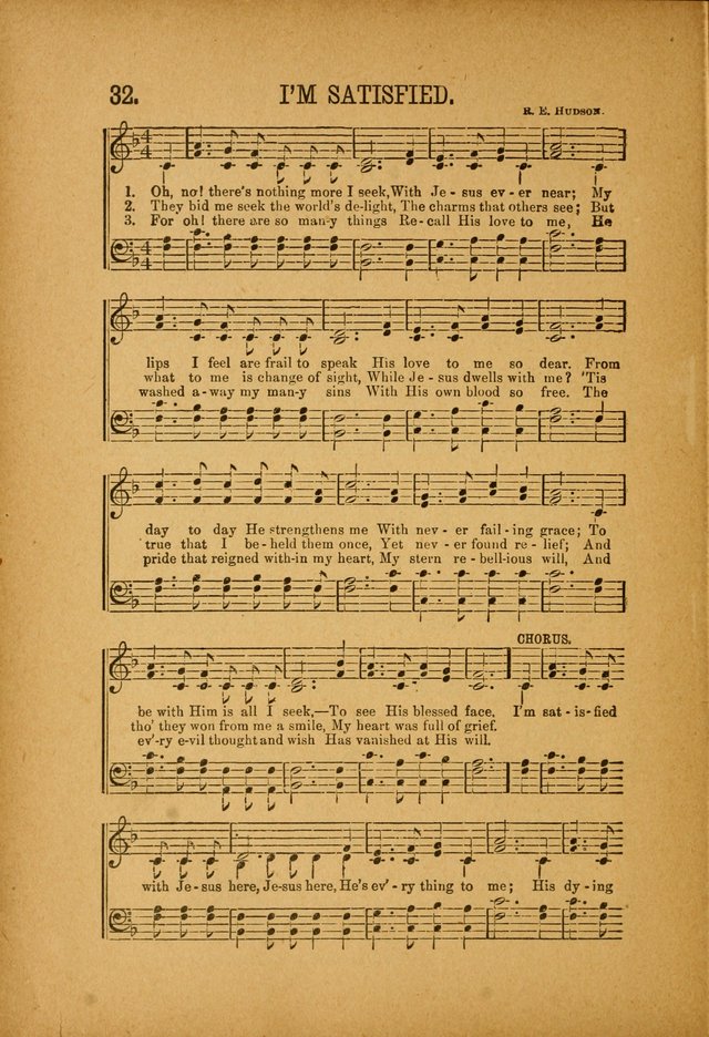 Quartette: containing Songs for the Ransomed, Songs of Love Peace and Joy, Gems of Gospel Song, Salvation Echoes, with one hundred choice selections added page 32